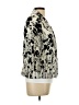 Coldwater Creek 100% Linen Print Ivory Blazer Size 10 - photo 4