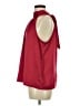 Gap 100% Polyester Burgundy Sleeveless Blouse Size M - photo 5