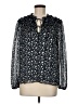Greylin 100% Polyester Black Long Sleeve Blouse Size M - photo 1
