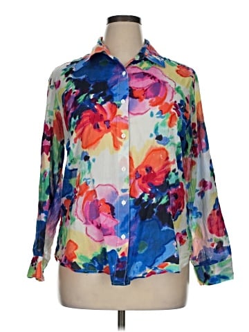 New Directions 3/4 Sleeve Blouse (view 1)