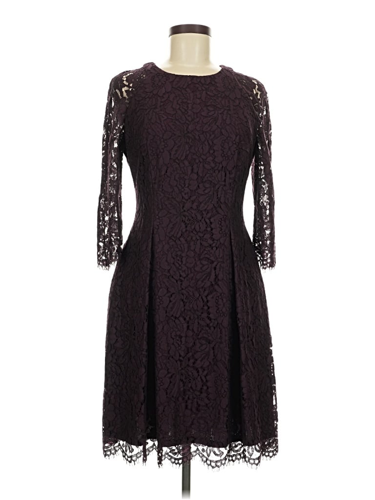Pre-owned Assorted Brands Cocktail Dress In Purple