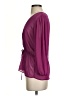 DKNY 100% Polyester Purple 3/4 Sleeve Blouse Size XS - photo 5