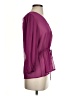 DKNY 100% Polyester Purple 3/4 Sleeve Blouse Size XS - photo 4