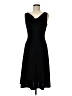 Express 100% Polyester Solid Black Cocktail Dress Size 7 - 8 - photo 1
