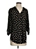 AK Anne Klein 100% Polyester Polka Dots Black 3/4 Sleeve Blouse Size XS - photo 1
