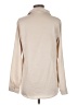 Unbranded 100% Polyester Color Block Tan Long Sleeve Blouse Size M - photo 2