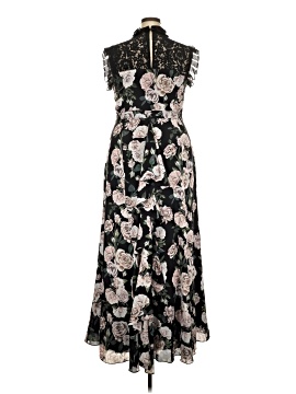 long maxi white dress Embellished Long Sleeve Backless Maxi Dress in White - 8