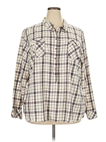 Cato Long Sleeve Button-Down Shirt (view 1)
