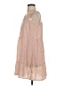 Unbranded 100% Polyester Floral Pink Tan Casual Dress Size S - photo 5