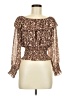 Assorted Brands Brown Long Sleeve Blouse Size M (estimated) - photo 1