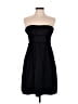 BCBGMAXAZRIA 100% Polyester Solid Black Cocktail Dress Size 10 - photo 1