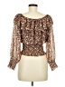 Assorted Brands Brown Long Sleeve Blouse Size M (estimated) - photo 2