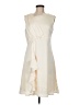 DKNY 100% Polyester Ivory Cocktail Dress Size 6 - photo 1