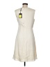 DKNY 100% Polyester Ivory Cocktail Dress Size 6 - photo 2