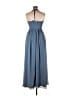 Bill Levkoff 100% Polyester Blue Cocktail Dress Size 14 - photo 2