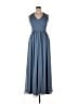 Bill Levkoff 100% Polyester Blue Cocktail Dress Size 14 - photo 1
