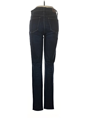 Madewell Taller 9" Mid-Rise Skinny Jeans in Larkspur Wash: TENCEL&trade; Denim Edition (view 2)