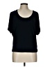 Lida Baday Black Short Sleeve Top Size L - photo 1