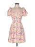 Shein Floral Pink Cocktail Dress Size L - photo 1