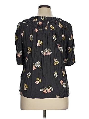 Ann Taylor LOFT Outlet Short Sleeve Blouse (view 2)