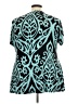 Unbranded Teal Short Sleeve Top Size 5X - photo 2