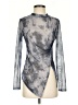 DAZY Gray Long Sleeve Blouse Size S - photo 1