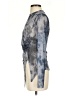 DAZY Gray Long Sleeve Blouse Size S - photo 5