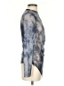 DAZY Gray Long Sleeve Blouse Size S - photo 4