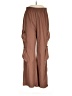 Unbranded 100% Polyester Brown Cargo Pants Size L - photo 1