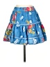 LoveShackFancy 100% Cotton Tropical Blue Casual Skirt Size XS - photo 1