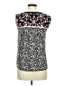 One September Black Sleeveless Blouse Size M - photo 2