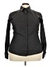 North End Black Long Sleeve Button-Down Shirt Size 3X - photo 1
