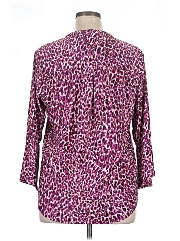 NY Collection 3/4 Sleeve Blouse (view 2)