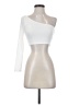 Naked Wardrobe White Long Sleeve Top Size S - photo 1
