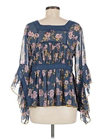 V Cristina 3/4 Sleeve Blouse (view 2)