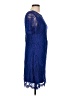 MSLG 100% Polyester Blue Cocktail Dress Size L - photo 4