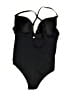 Unbranded Solid Black One Piece Swimsuit Size M - photo 2