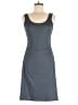 JUNIE Solid Gray Casual Dress Size S - photo 1