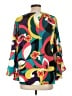 Bold Elements Teal 3/4 Sleeve Blouse Size L - photo 2