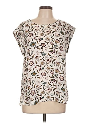 Ann Taylor Factory Short Sleeve Blouse (view 1)