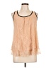 Bellatrix 100% Nylon Orange Sleeveless Blouse Size L - photo 1