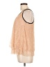 Bellatrix 100% Nylon Orange Sleeveless Blouse Size L - photo 5