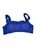 J.Crew Solid Blue Swimsuit Top Size XL - photo 1