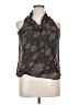 Carla Conti 100% Silk Gray Blouse Size L - photo 1