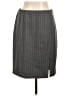 H&M Chevron-herringbone Gray Casual Skirt Size 10 - photo 1