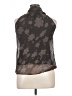 Carla Conti 100% Silk Gray Blouse Size L - photo 2