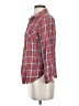 Sandra 100% Cotton Plaid Red Long Sleeve Button-Down Shirt Size XS - photo 5