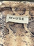 M.use 100% Polyester Paisley Silver 3/4 Sleeve Blouse Size S - photo 7