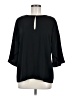 Trina Turk 100% Polyester Black 3/4 Sleeve Blouse Size M - photo 1
