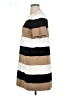 Max Mara 100% Cotton Stripes Tan Brown Casual Dress Size XL - photo 5